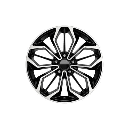Jante DY397 KM 17x7.5 5x108 ET45 negru polish compatibile Ford, Jaguar, Land Rover, Volvo 2