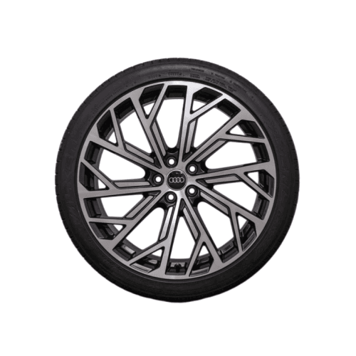 Jante DY819 KM 19x8.5 5x112 ET40 negru polish compatibile Audi 3