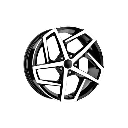 Jante DY968  KM 18x8 5x112 ET50 compatibile Volkswagen  Audi Seat  Skoda cu butuc de 57.1 diamond cut