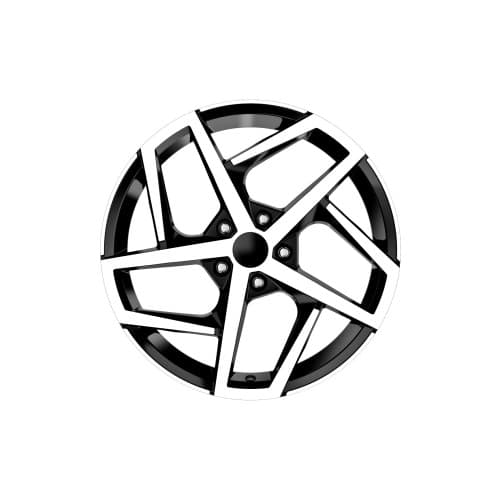 Jante DY968  KM 18x8 5x112 ET50 compatibile Volkswagen  Audi Seat  Skoda cu butuc de 57.1 diamond cut 2