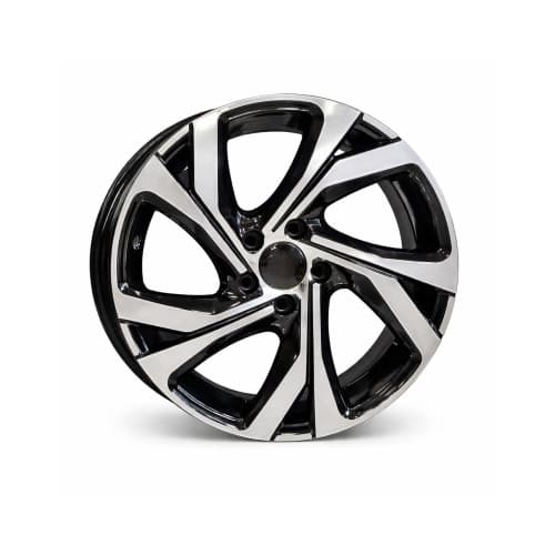Jante DY253 KM 16x6.5 5x114.3 ET35 negru polish compatibile Dacia, Renault, Nissan, Toyota, Subaru, Honda, Lexus