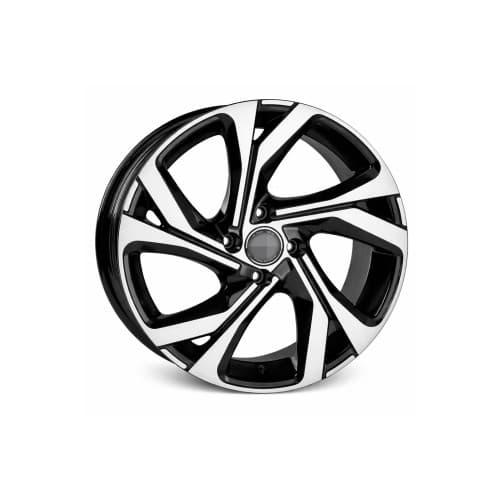 Jante DY253 KM 16x6.5 5x114.3 ET35 negru polish compatibile Dacia, Renault, Nissan, Toyota, Subaru, Honda, Lexus 2