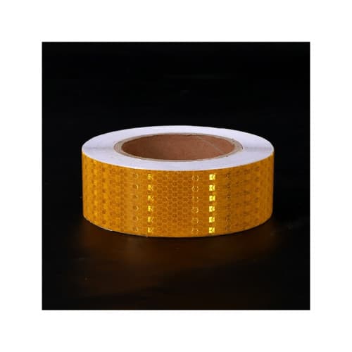 Banda reflectorizanta tip fagure culoare Galben 5cmx25m Cod: CH-022Y