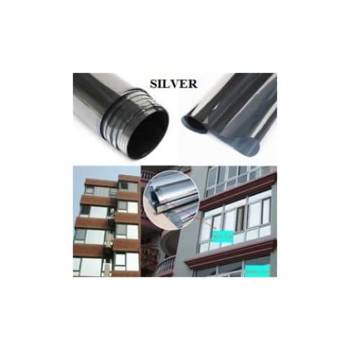 Folie geamuri auto Slim Silver VLT 5% Argintie 3m x 50cm 2