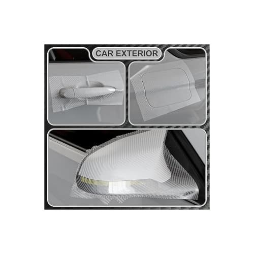 Folie carbon 3D transparent  latime 1.27mx1m Cod: KM9010 4