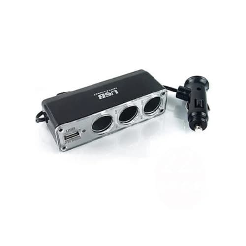Prelungitor bricheta 3 cai cu fir si USB WF-0120 / WF-0096