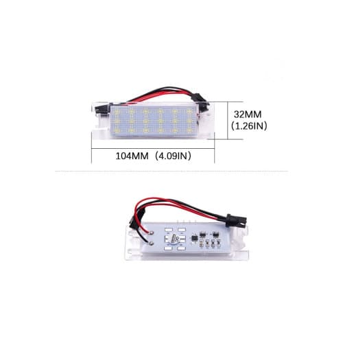 Lampa LED numar  compatibila Opel Cod: 71001 2