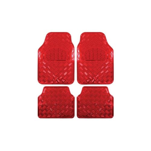 Covoare auto universale interior aluminiu rosu Cod: SR-L002