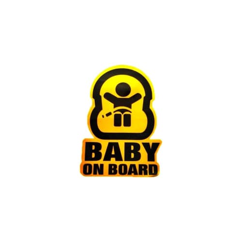Abtibild baby on board reflectorizant auto Cod: DZ-16