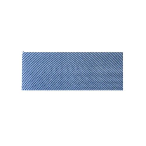 Plasa tuning albastra metalica 100x33cm  