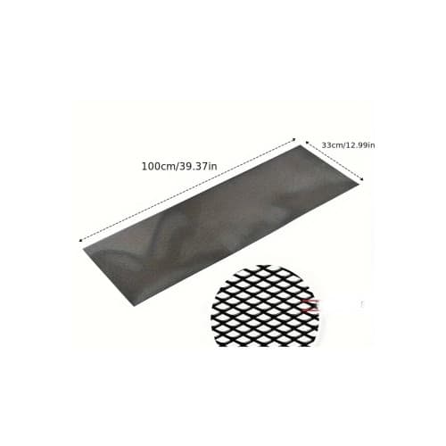 Plasa Tuning Neagra metalica  100x33cm 2
