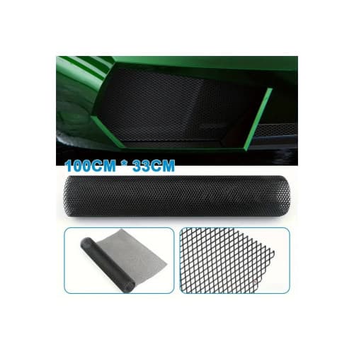 Plasa Tuning Neagra metalica  100x33cm 4