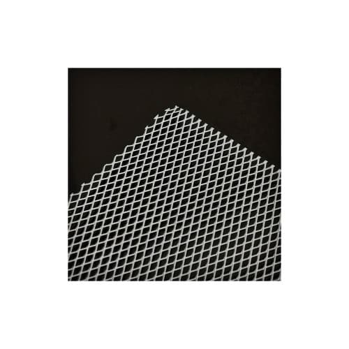 Plasa tuning argintie / crom metalica 100x33cm  