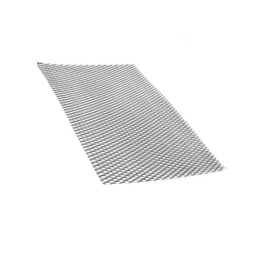 Plasa tuning argintie / crom metalica 100x33cm   2