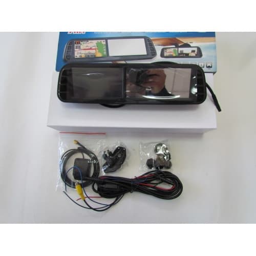 Oglinda monitor cu GPS plus multe alte functii 7in1 2