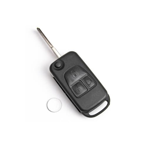 Carcasa telecomanda compatibila Mercedes, cu lamela, Cod: 1118 2