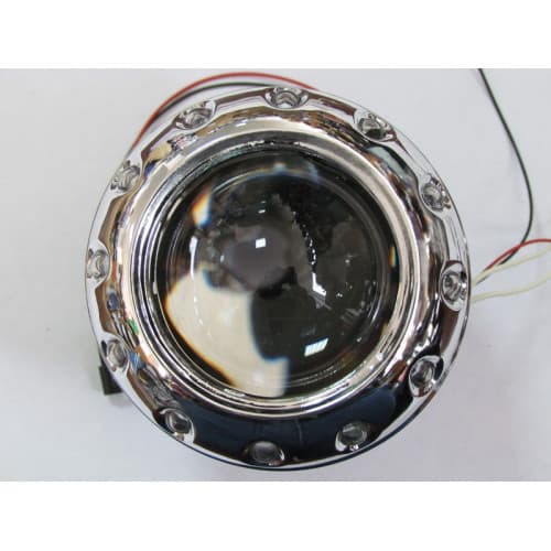 Lupe Bi-xenon Devil Eyes RED 2.5 inch 001R 2