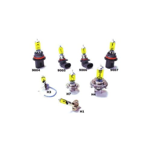 Set 2 becuri  halogen H1 12V 55W culoare Galben ART 2