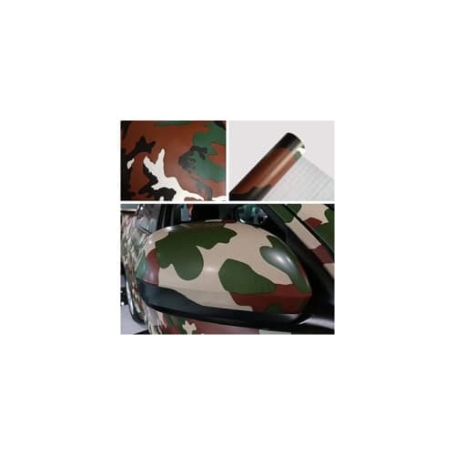 Folie  auto Camuflaj Forest cu tehnologie de eliminare a bulelor 1,5mx1m Cod: MC02/FC02 2