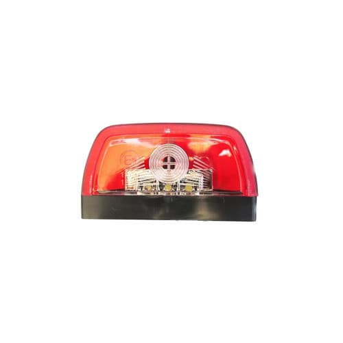 Lampa numar LED 15x12 ,15x11, 12- 24V cu pozitie rosie