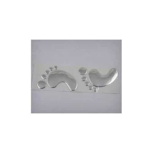 Abtibild  "DOUA TALPI" culoare Argintiu Cod:DZ-68