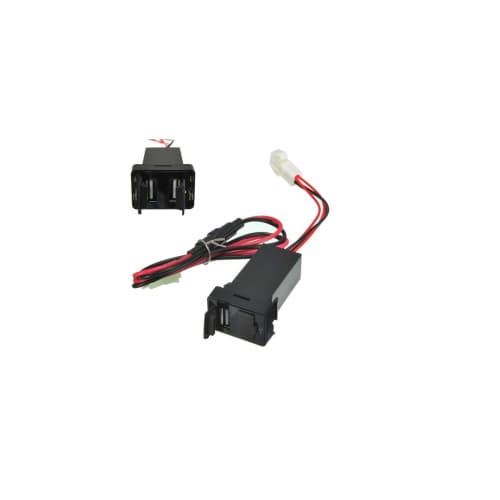 Mufa USB pentru bord cu capac din cauciuc cu 2 porturi  Cod: 01