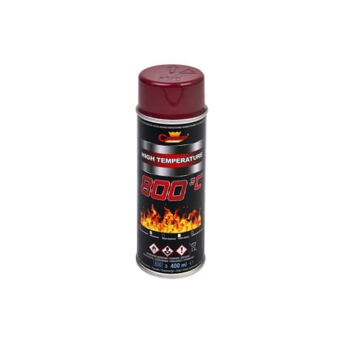 Spray vopsea rezistent termic 800°C rosu Champion profesional 400ml