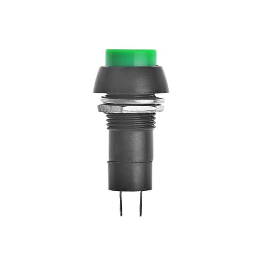 Buton auto cu retinere ON-OFF verde aplicatii electrice universale 12V Cod: LB