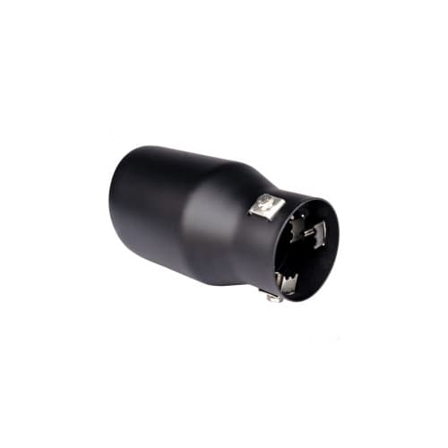 Ornament toba inox negru mat Premium, intrare 6.3 cm, diametru exterior 8.9 cm Cod: MS160-8926MXH 2