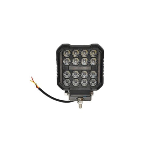 Proiector patrat LED cu DRL 9-80V, 48W, alb-galben, carcasa aluminiu IP67 Cod: DISPV94