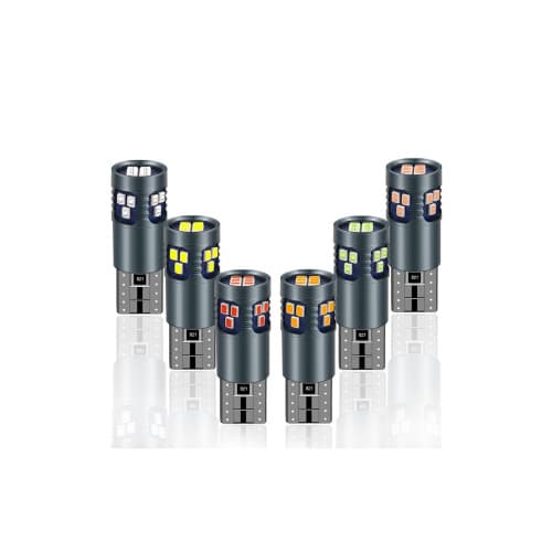 Bec T10 18SMD 2016 12V Canbus 400 lumen Lumina rosie Cod: HH024 4