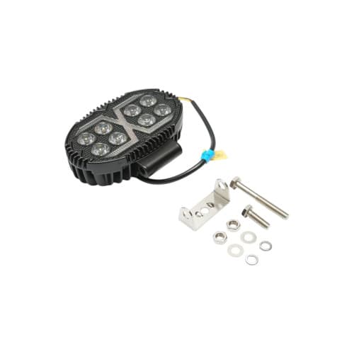 Proiector oval LED cu DRL 9-80V 24W alb-galben carcasa aluminiu IP67 Cod: DISPV95 2