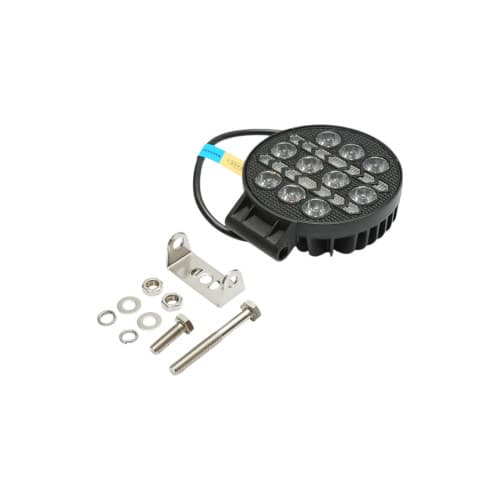 Proiector rotund LED cu DRL 9-80V, 36W, alb-galben, carcasa aluminiu IP67 Cod: DISPV90 2