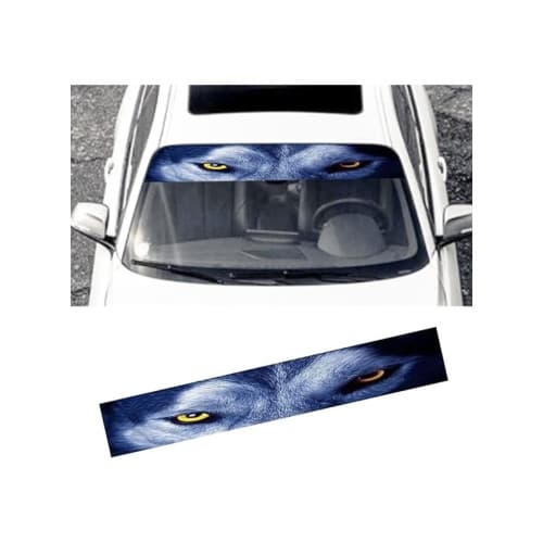 Abtibild parasolar parbriz sau luneta model Ochi de Lup Cod: YH-01