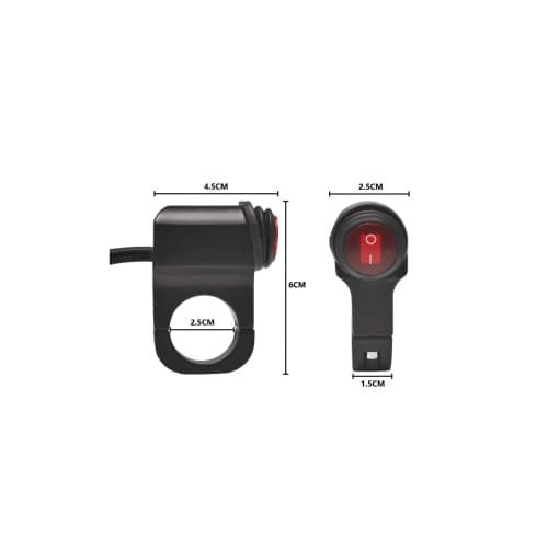 Intrerupator buton moto  Cod: MCC004 4