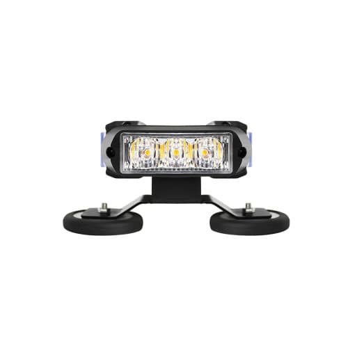 Rampa girofar proiector LED COB stroboscopic lumina portocalie 12 24V baza magnetica  Cod: AS-COB-8-4S 4