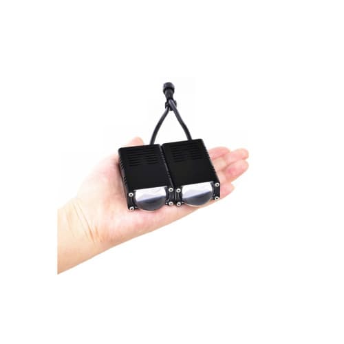 Proiectoare lupa LED montaj grila 15W Lumina selectabila alba sau galbena Voltaj 12V-24V Cod: HH-71SW 4