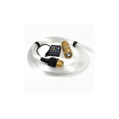 Kit fibra optica plafon instelat LED RGB cu telecomanda 0.75mm 500 fire 3 metri 12V Cod: HH-5003 2