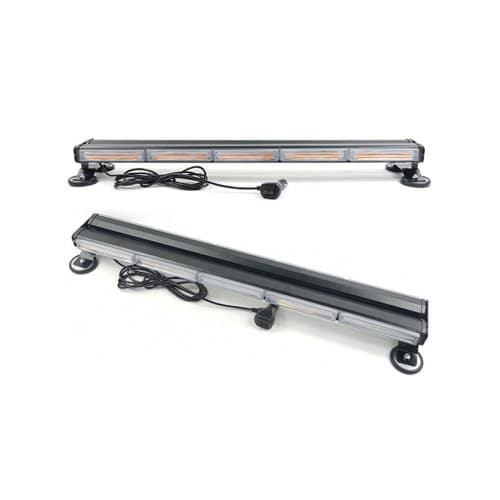 Rampa girofar proiector LED COB stroboscopic lumina portocalie 12-24V baza magnetica Cod: AS-COB-5-2S 3