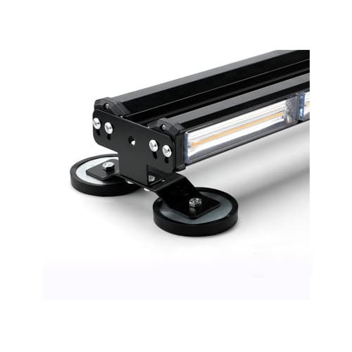 Rampa girofar proiector LED COB stroboscopic lumina portocalie 12-24V baza magnetica Cod: AS-COB-5-2S 4