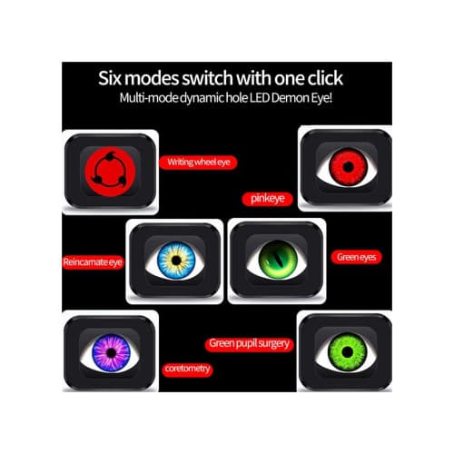 Proiectoare LED Devil Eyes cu telecomanda 6 modele selectabile 2 inch Cod: HH-DVL2 3