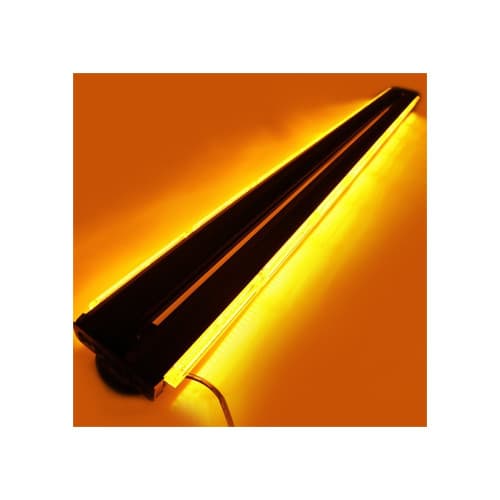 Rampa girofar proiector LED COB stroboscopic lumina portocalie 12 24V baza magnetica Cod: AS-COB-7-2S 2