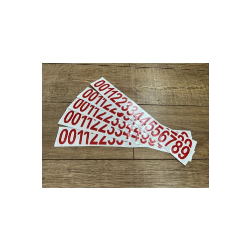 Set abtibilduri pentru numar de telefon, cu 16 cifre fiecare, Cod: TZ-123