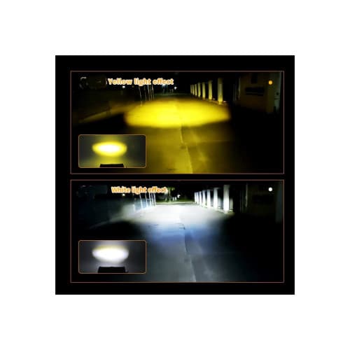 Proiector LED cu angel eyes  DRL alb  1000lm Cod: ZC-3WY-1 3