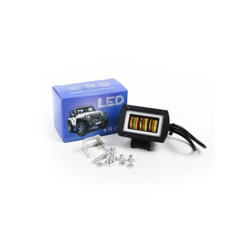 Proiector LED cu angel eyes  DRL alb  1000lm Cod: ZC-3WY-1 4