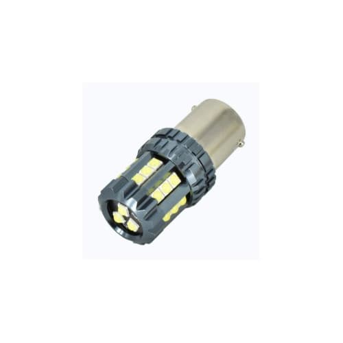 Bec auto o faza BA15S 3030 24SMD CREE CANBUS, 9V–30V, nonpolar, lumina alba 2880 lm Cod: JSUN53 3