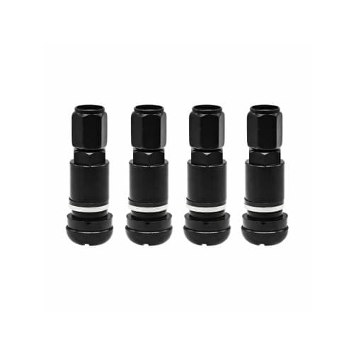 Valve metalice negre  compatibile turisme si autoutilitare 4 bucati  set Cod: NG-MS-525