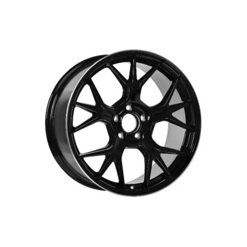 Jante DY1046 1047 KM 19x8.5 19x9.5 5x112 negre cu margine diamond cut mat compatibile Mercedes  