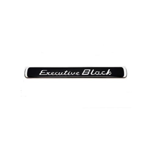 Ornament metalic auto Executive Black aluminiu crom cu negru Cod: EB-22