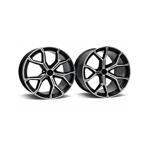 Jante PDW 20x9 fata 20x10.5 spate 5x120 ET40 ET37 negru polish compatibile BMW Cod: LA5445F07 NX / LA5445R93 NX 2